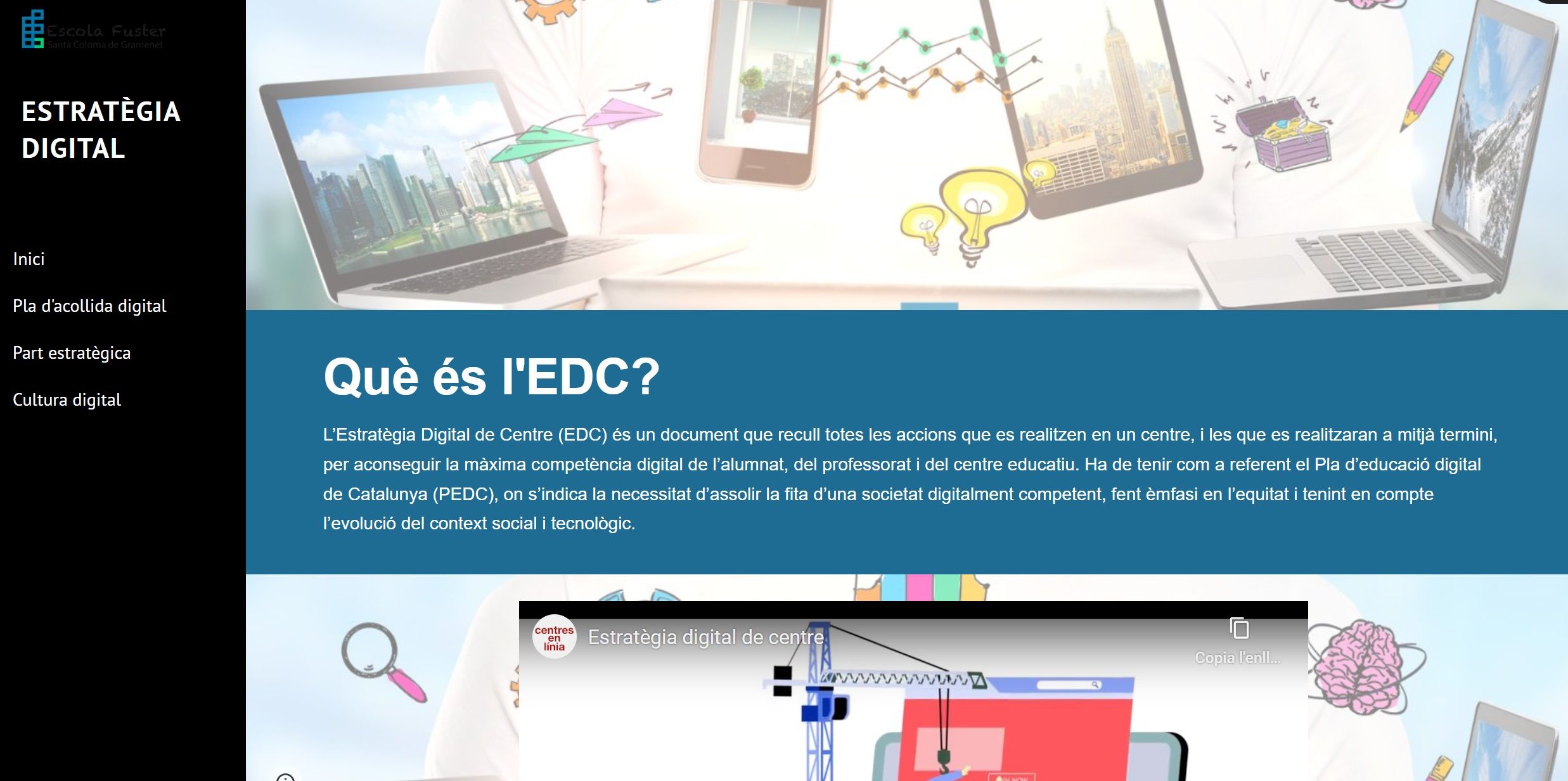 Fes click a la imatge per accedir al Pla estratègic de centre de la nostra escola